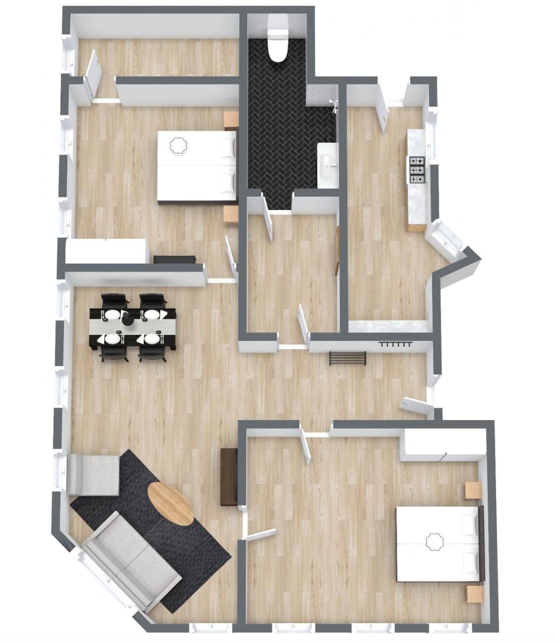 Spacious Tivoli Gardens Apartment W 3 Bedrooms Koppenhága Kültér fotó